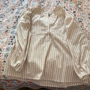 Nude striped A New Day tunic top, never worn!